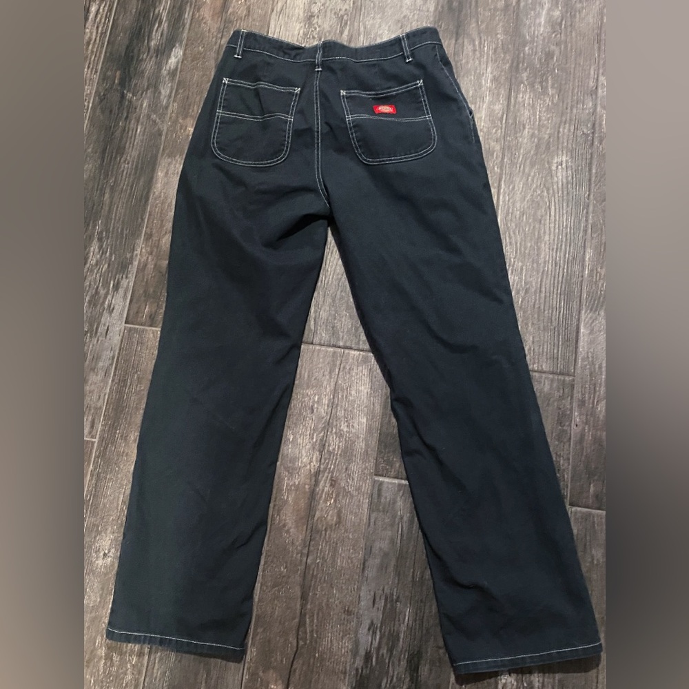 Dickies Contrast Stitch Wide Leg Pants 11/30 - Picture 4 of 5